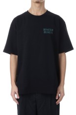 WASHED HEAVY WEIGHT CREW NECK T-SHIRT ( TYPE-2 ) / BLACK (26SSE-WMT-WT02)