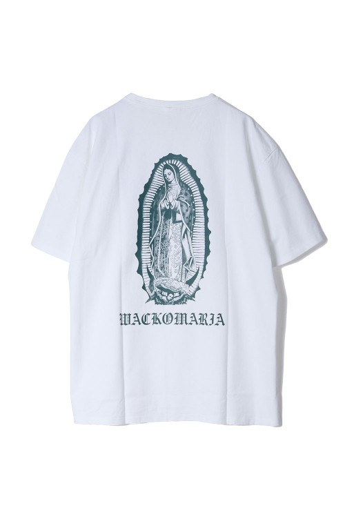 WASHED HEAVY WEIGHT CREW NECK T-SHIRT ( TYPE-2 ) / WHITE (26SSE