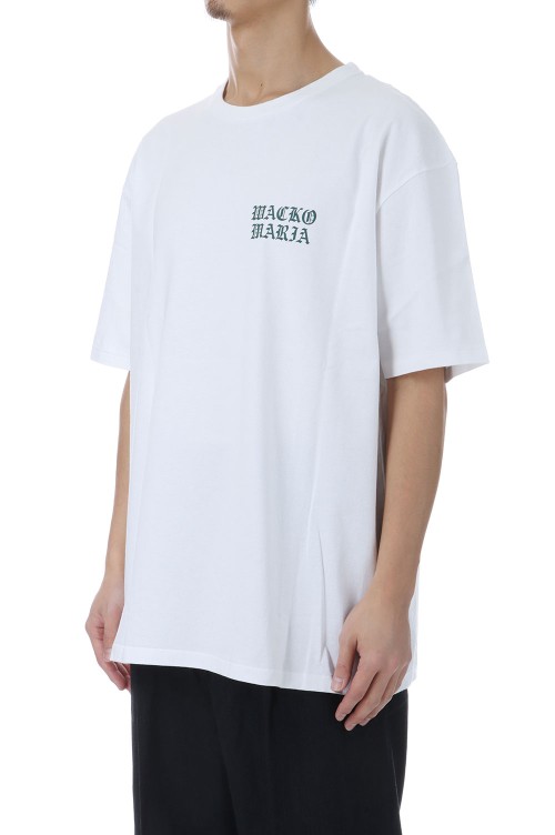 WASHED HEAVY WEIGHT CREW NECK T-SHIRT ( TYPE-2 ) / WHITE (26SSE