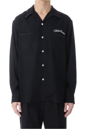 50'S SHIRT L/S ( TYPE-2 ) / BLACK (26SSE-WMS-OC02)