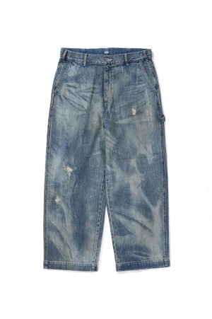 STEINBECK DENIM PAINTER PANTS VINTAGE CUSTOM / BLUE (PC-005-2497)