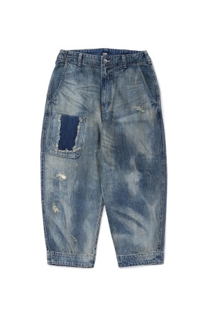 STEINBECK DENIM POCKET PANTS VINTAGE CUSTOM / BLUE (PC-005-2499)