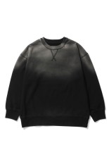 H/W OHARIKO GRAFFITI PEACE COTTON CREWNECK / BLACK (PC-006-3996)