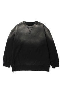 H/W OHARIKO GRAFFITI PEACE COTTON CREWNECK / BLACK (PC-006-3996)