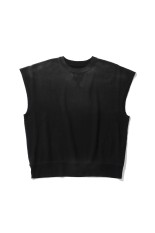 H/W OHARIKO GRAFFITI PEACE COTTON KATSU VEST / BLACK (PC-006-3997)
