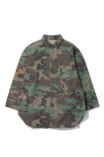 ALOHA CAMOUFLAGE SHIRT JACKET / CAMOUFLAGE (PC-008-3880)