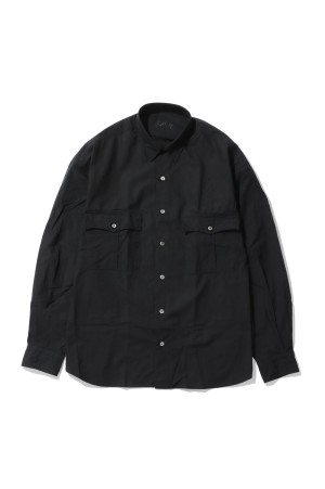 ROLL UP TRAVELER'S SHIRT / BLACK (PC-016-3983)
