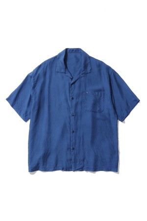 H/W INDIGO SILK SHIRT / BLUE (PC-024-3337)