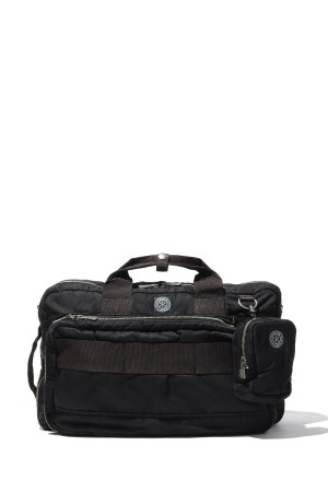 SUPER NYLON 3 WAY BRIEFCASE M / BLACK (PC-015-326)