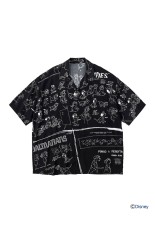 DISNEY MS / PC ALOHA COLLECTION ALOHA SHIRT / 101 DALMATIANS / BLACK (DP-024-3966)