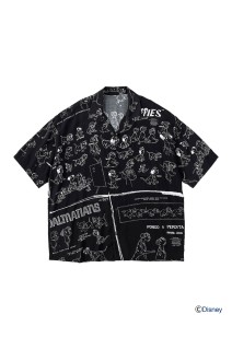 DISNEY MS / PC ALOHA COLLECTION ALOHA SHIRT / 101 DALMATIANS / BLACK (DP-024-3966)