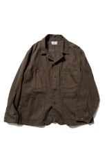 Chore Jacket Color Denim - Brown Wash (U26S-18-0002)