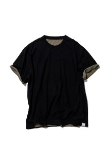 Reversible Tee - Black/Olive (U26S-04-0007)