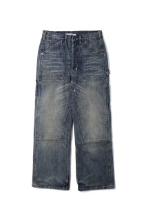 JAPANESE DENIM DOUBLE KNEE - GARAGE WASH (NM-0247-GW-1)