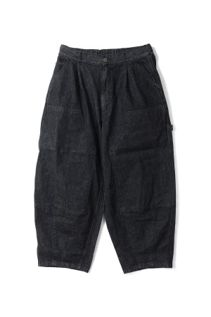 Double-Knee Balloon Painter Pants - BLACK (26SS_12_1008SSBALOONPT01)