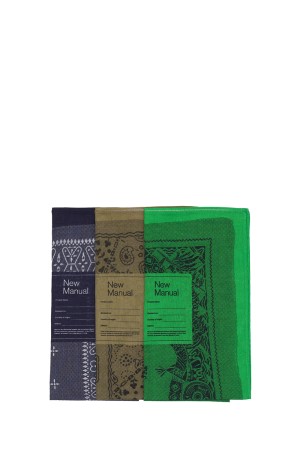 PACK 3P BANDANA - GREEN / D.GREEN / NAVY (2026SS-GD7-YT-2)