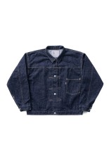 #029 WW II LV T-BACK JACKET ONE-WASHED - INDIGO (JK-YY-0015)