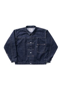 #029 WW II LV T-BACK JACKET ONE-WASHED - INDIGO (JK-YY-0015)