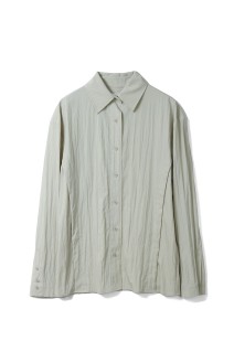Sidetuck Silky Shirts -MINT (12610410)