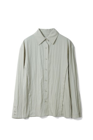 Sidetuck Silky Shirts -MINT (12610410)
