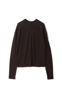 Hightwist Gauze Long T-shirts -CHOCOLATE (12610620)