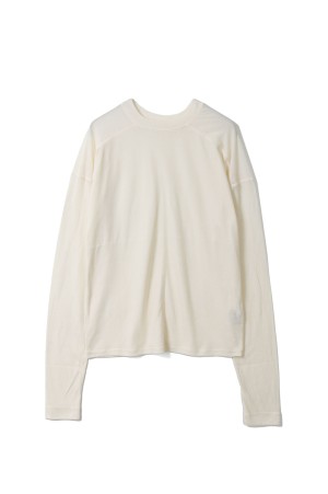 Hightwist Gauze Long T-shirts -ECRU (12610620)