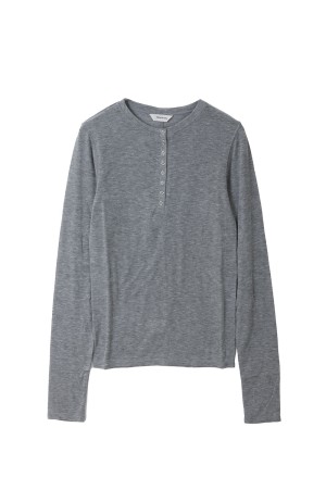 Henleyneck Soft Tops -GRAY (12610608)