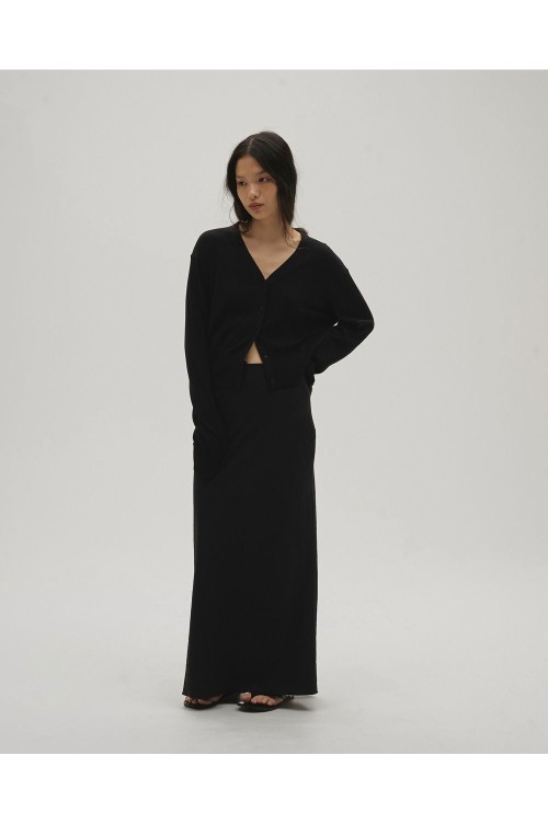 トップス Silk Cotton Cardigan BLK F Silk Cotton Cardigan -BLACK (12610521) | セレクトショップ