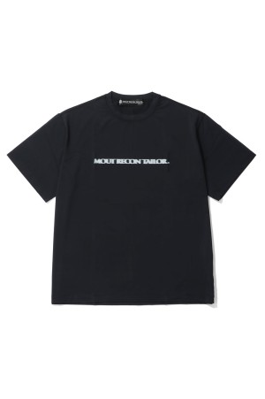 MOUT BLUR LOGO T- SHIRTS - Black (MT1909)