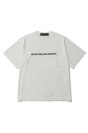MOUT BLUR LOGO T- SHIRTS - White (MT1909)