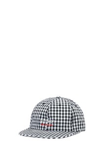 Classic Logo Cotton Linen Cap - Gingham Plaid (SD26S-CP04)