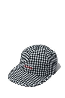 Classic Logo Cotton Linen Cap - Gingham Plaid (SD26S-CP04)