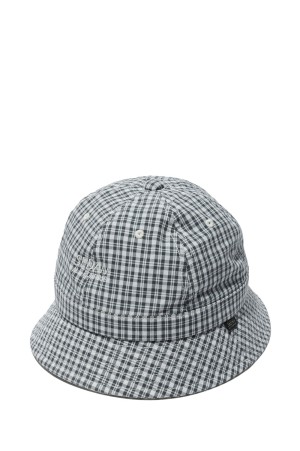 Classic Plaid Bell Hat - Black (SD26S-CP06)