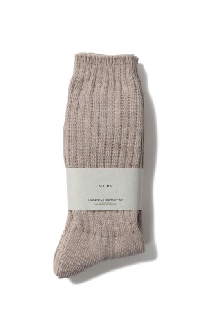 2P LONG SOCKS - BEIGE (253-60910)