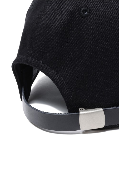 6P LOGO CAP - BLACK (261-60903) | セレクトショップ｜DeepInsideinc