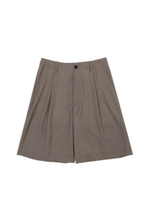 WOOL SHORTS - GREIGE (261-60507)