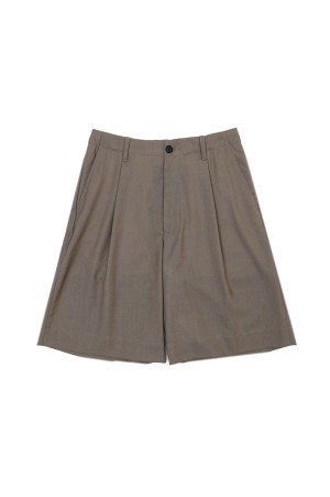 WOOL SHORTS - GREIGE (261-60507)