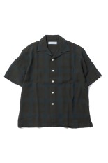 OPEN COLLOR S/S SHIRTS - BROWN (261-60302)