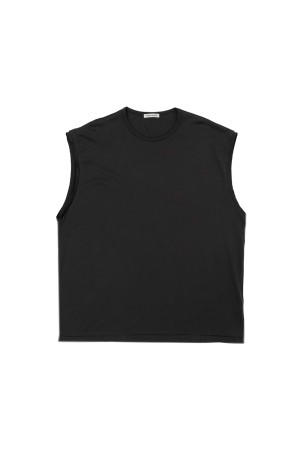 SLEEVE LESS T-SHIRTS - CHARCOAL (261-60107)