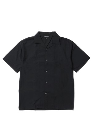 Open Collar Shirt - BLACK (SHL26SS008)