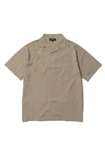 Open Collar Shirt - BEIGE (SHL26SS008)