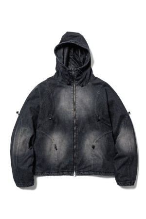 CPG CURVE CORD DENIM JACKET - BLACK (26SS-CPG-05 / FS1925)