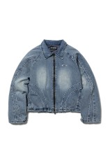 CPG CURVE CORD DENIM JACKET - BLACK (26SS-CPG-05 / FS1925