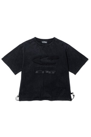 CPG FRT LOGO DYE TEE - BLACK (26SS-CPG-11 / FS2023)