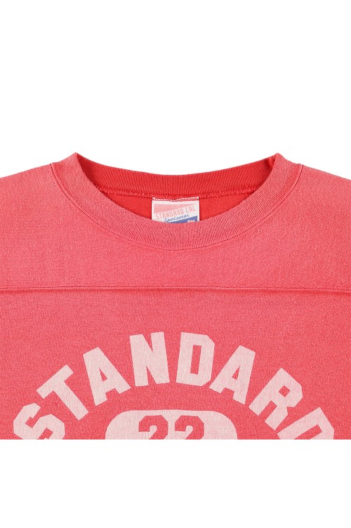 トップス SD Heavyweight Football Logo LS T VW SD Heavyweight Football Logo LS T Vintage Wash - RED | セレクト