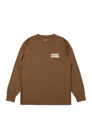 SD Tech Dry Logo LS T - BROWN
