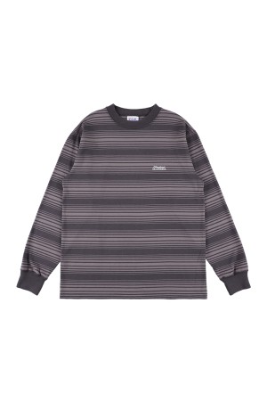 SD Heavyweight Border LS T - BLACK