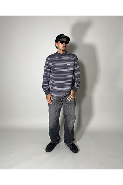 トップス SD Heavyweight Border Long Sleeve T SD Heavyweight Border LS T - BLACK | セレクトショップ