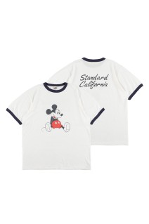 Disney / SD Ringer T - WHITE / NAVY