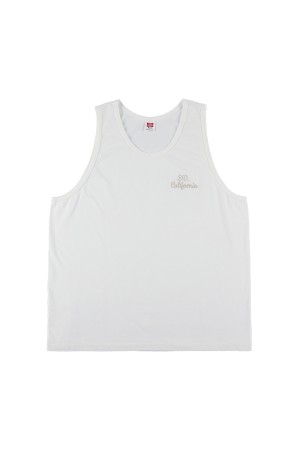 SD US Cotton Logo Tank - WHITE